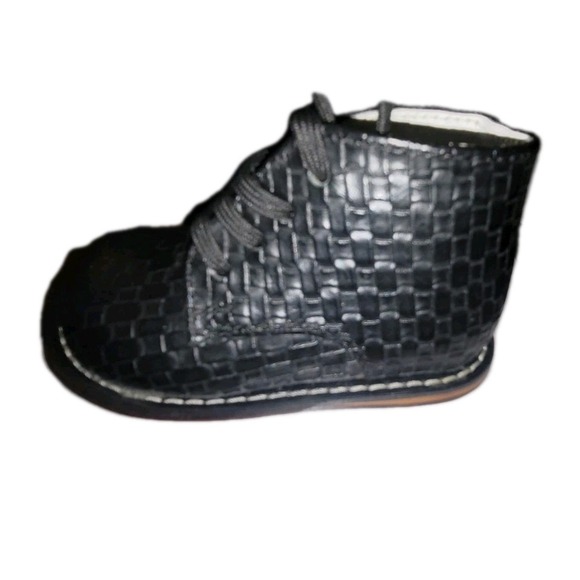 Josmo Walker Kids/Baby/Toddler Shoes All Leather Black Size 3.5 - Picture 2 of 8
